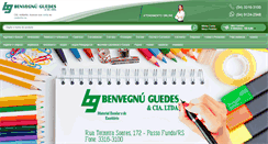 Desktop Screenshot of benvegnuguedes.com.br