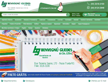 Tablet Screenshot of benvegnuguedes.com.br